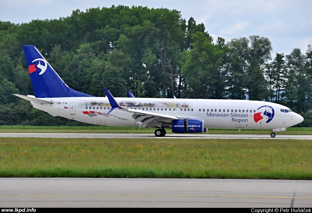 Travel Service – Boeing B737-8FN OK-TVL