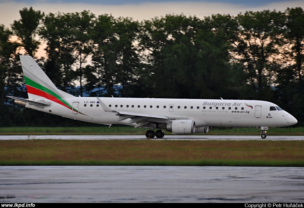 Bulgaria Air – Embraer ERJ-190-100IGW 190AR LZ-VAR