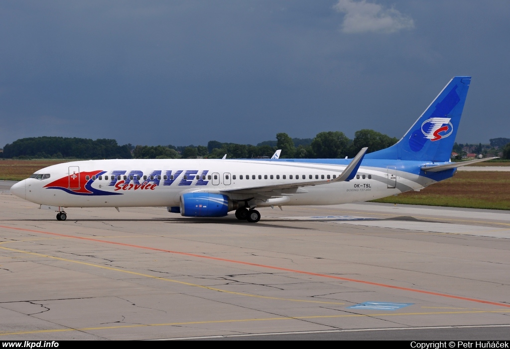 Travel Service – Boeing B737-8AS OK-TSL