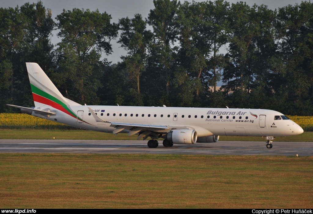 Bulgaria Air – Embraer ERJ-190-100IGW 190AR LZ-SOF