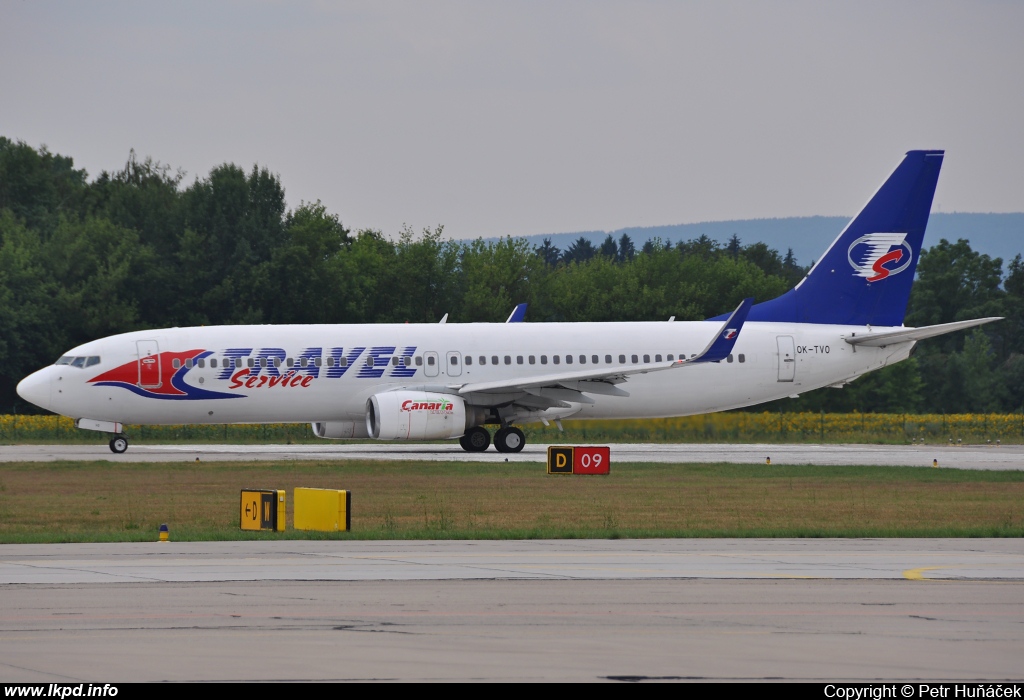 Travel Service – Boeing B737-8CX OK-TVO