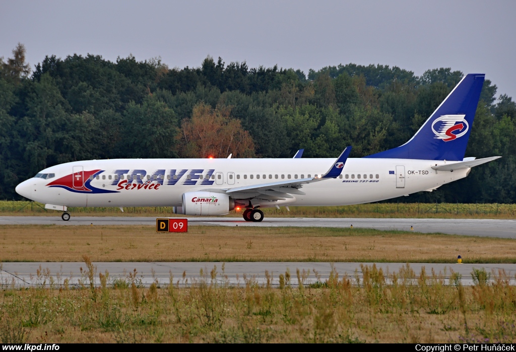 Travel Service – Boeing B737-8Q8 OK-TSD