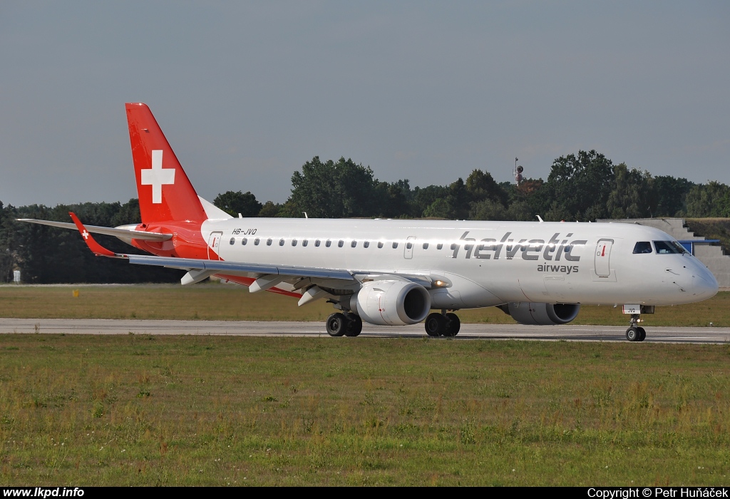 Helvetic Airways – Embraer ERJ-190-100LR HB-JVQ