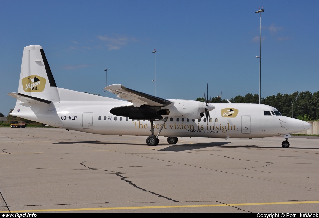 Vizion Air (VLM Airlines) – Fokker 50 OO-VLP