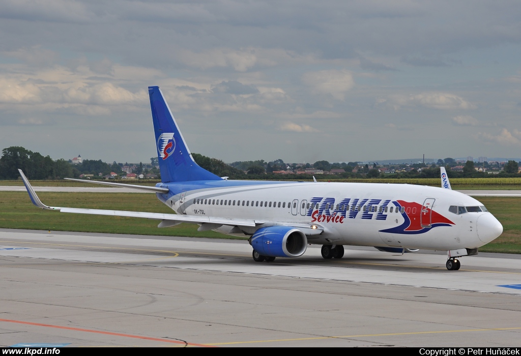 Travel Service – Boeing B737-8AS OK-TSL