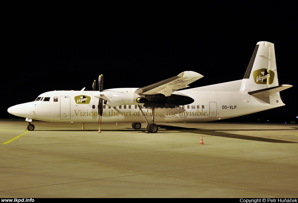 Vizion Air (VLM Airlines) – Fokker 50 OO-VLP