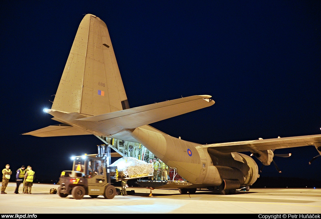 UK Air Force - RAF – Lockheed C-130J Hercules ZH886