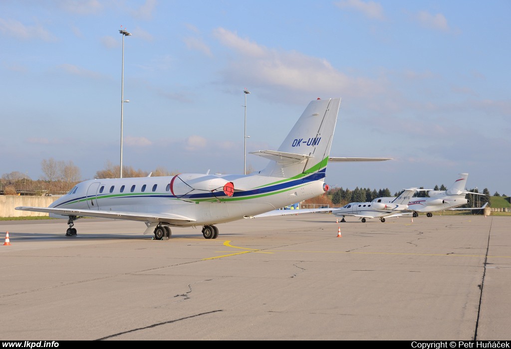 Travel Service – Cessna 680 Citation Sovereign OK-UNI