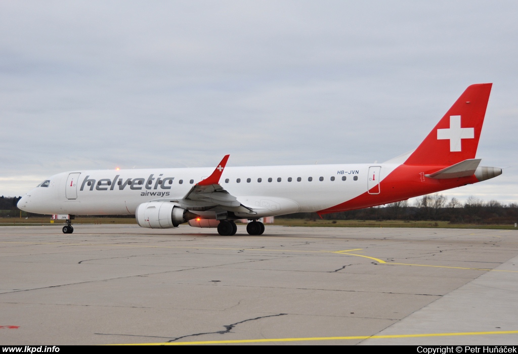 Helvetic Airways – Embraer ERJ-190-100LR HB-JVN