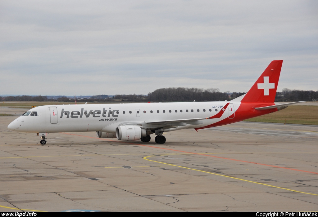 Helvetic Airways – Embraer ERJ-190-100LR HB-JVN