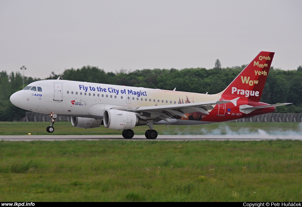 SA Czech Airlines – Airbus A319-112 OK-NEP