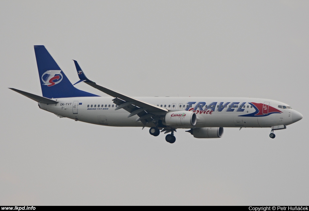 Travel Service – Boeing B737-86N OK-TVT