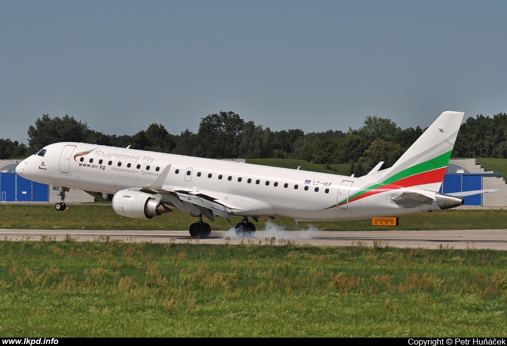 Bulgaria Air – Embraer ERJ-190-100IGW 190AR LZ-VAR