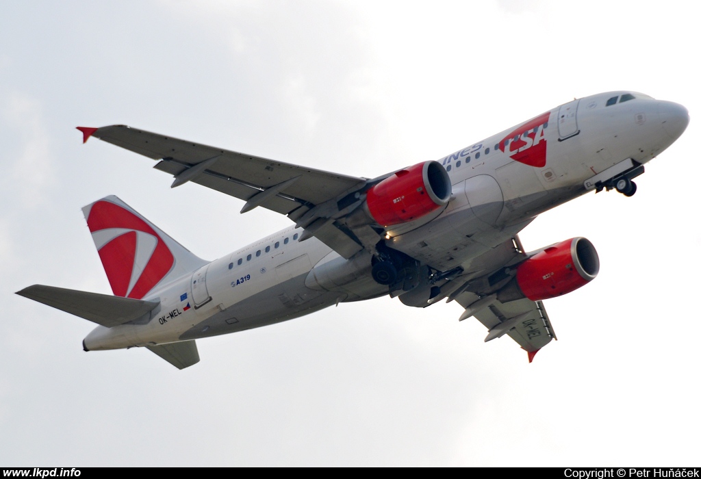 SA Czech Airlines – Airbus A319-112 OK-MEL