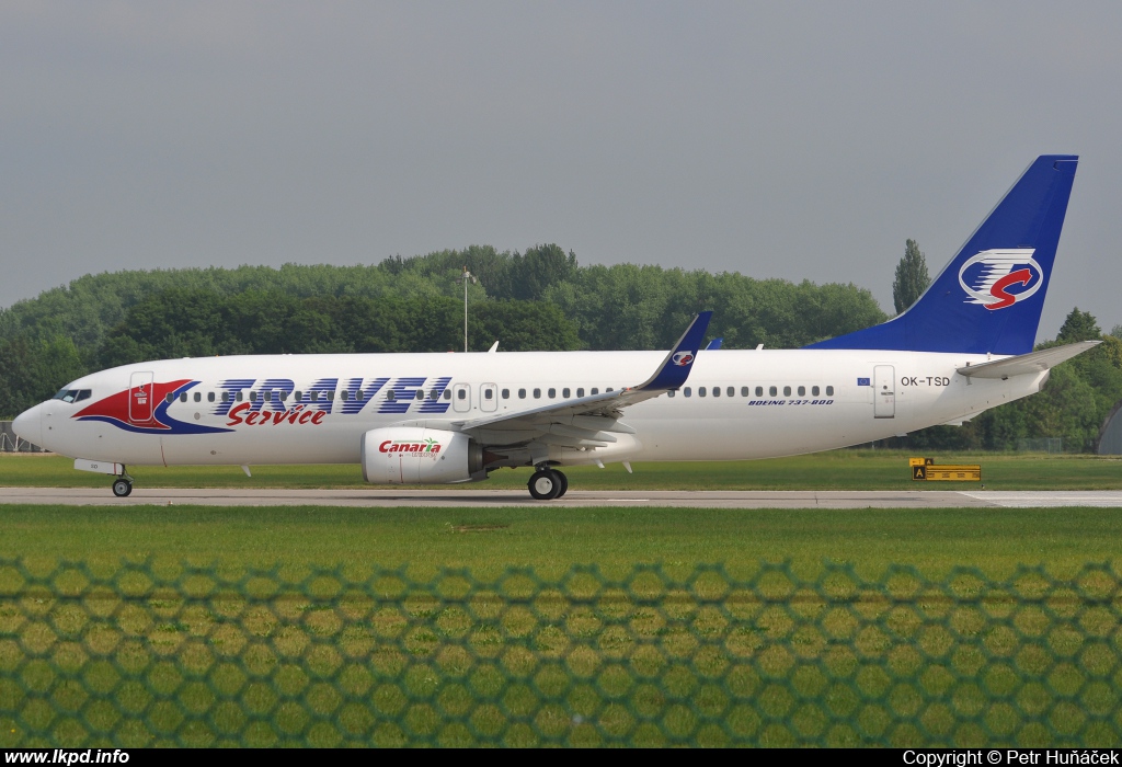 Travel Service – Boeing B737-8Q8 OK-TSD