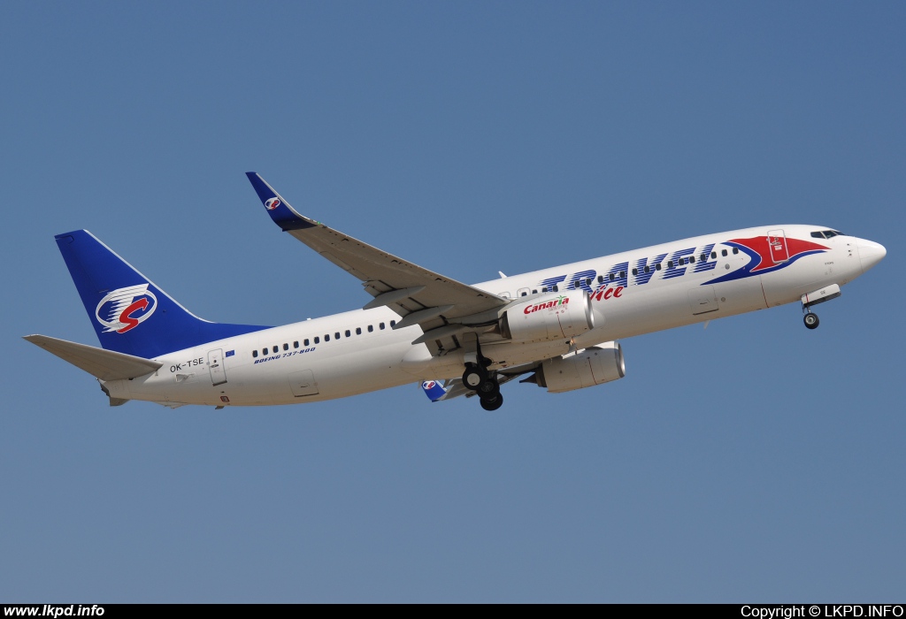 Travel Service – Boeing B737-81D OK-TSE