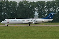 Montenegro Airlines – Fokker 100 YU-AOP