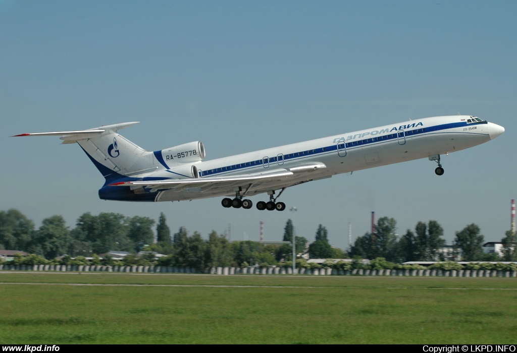 Gazpromavia – Tupolev TU-154M RA-85778