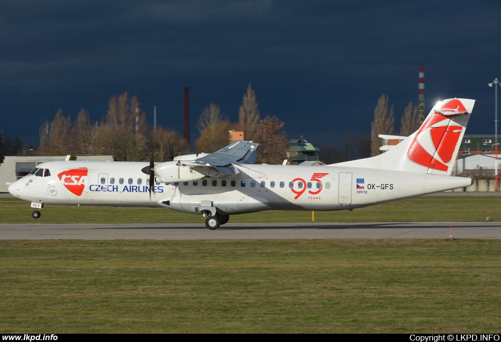 SA Czech Airlines – ATR ATR-72-212A OK-GFS