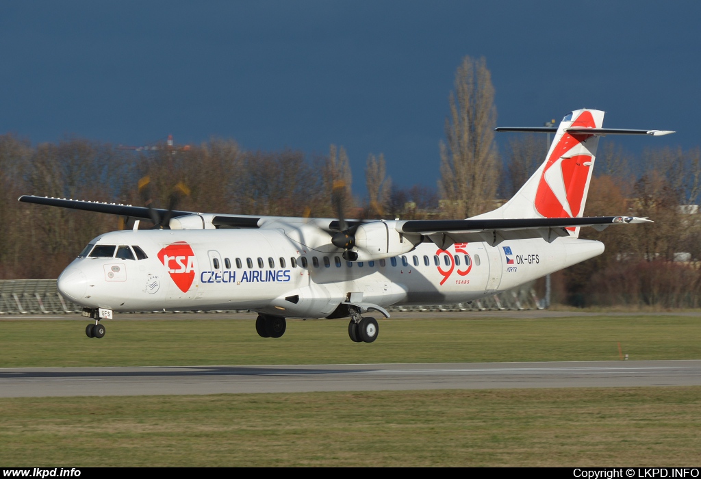 SA Czech Airlines – ATR ATR-72-212A OK-GFS