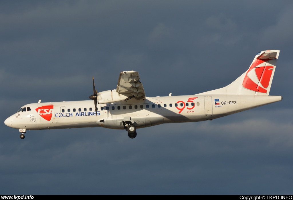 SA Czech Airlines – ATR ATR-72-212A OK-GFS