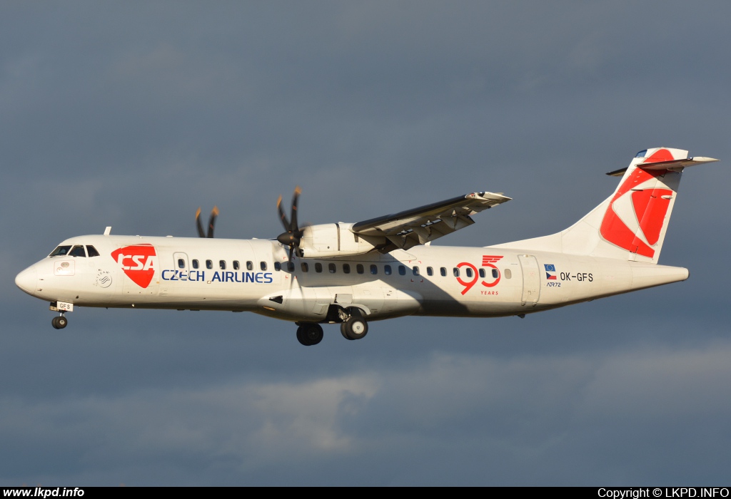 SA Czech Airlines – ATR ATR-72-212A OK-GFS