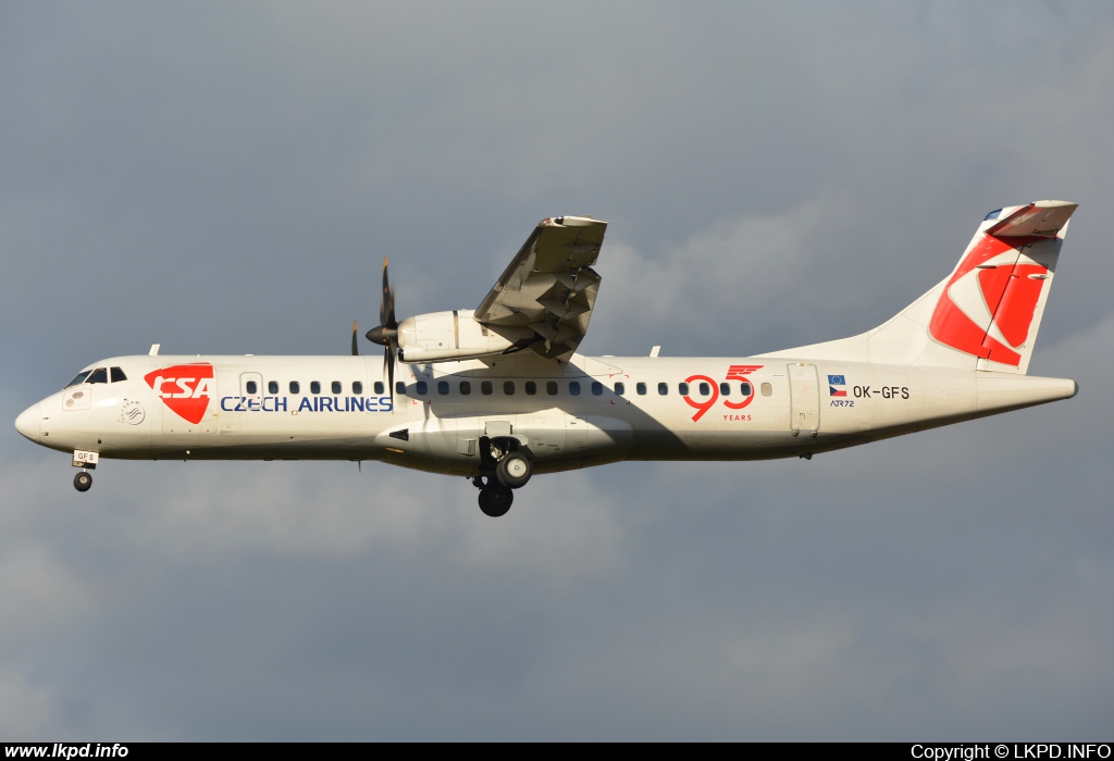 SA Czech Airlines – ATR ATR-72-212A OK-GFS