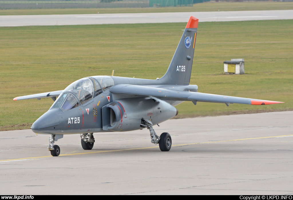 Belgium Air Force – Dassault-Dornier Alpha Jet 1B+ AT25