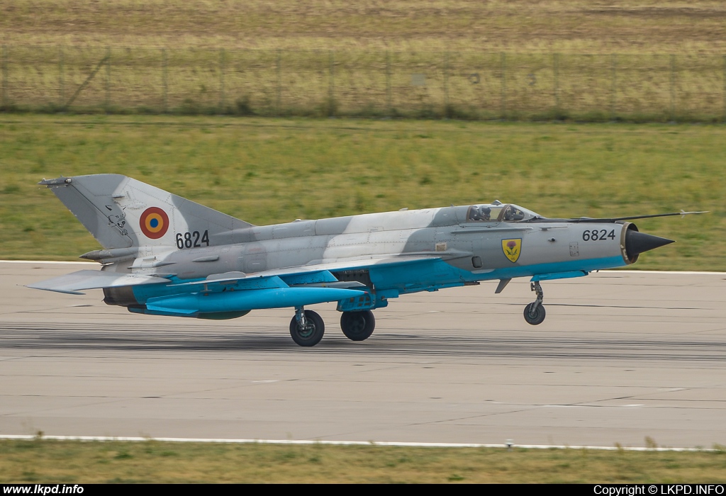 Romanian Air Force – Mikoyan-Gurevich MiG-21MF-75 6824