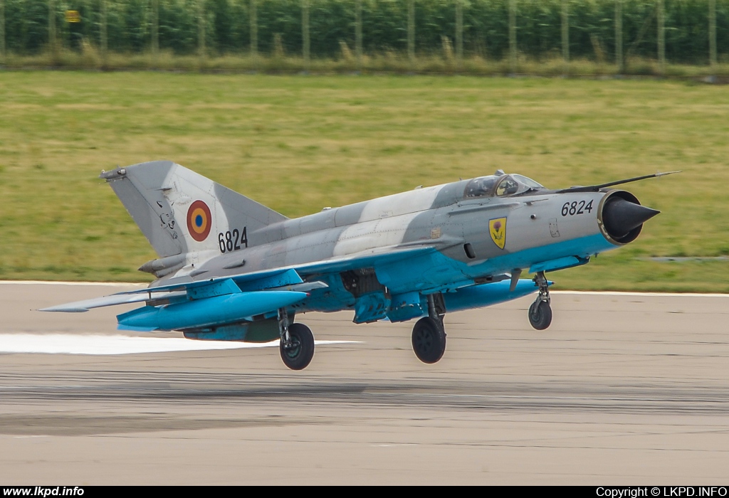 Romanian Air Force – Mikoyan-Gurevich MiG-21MF-75 6824