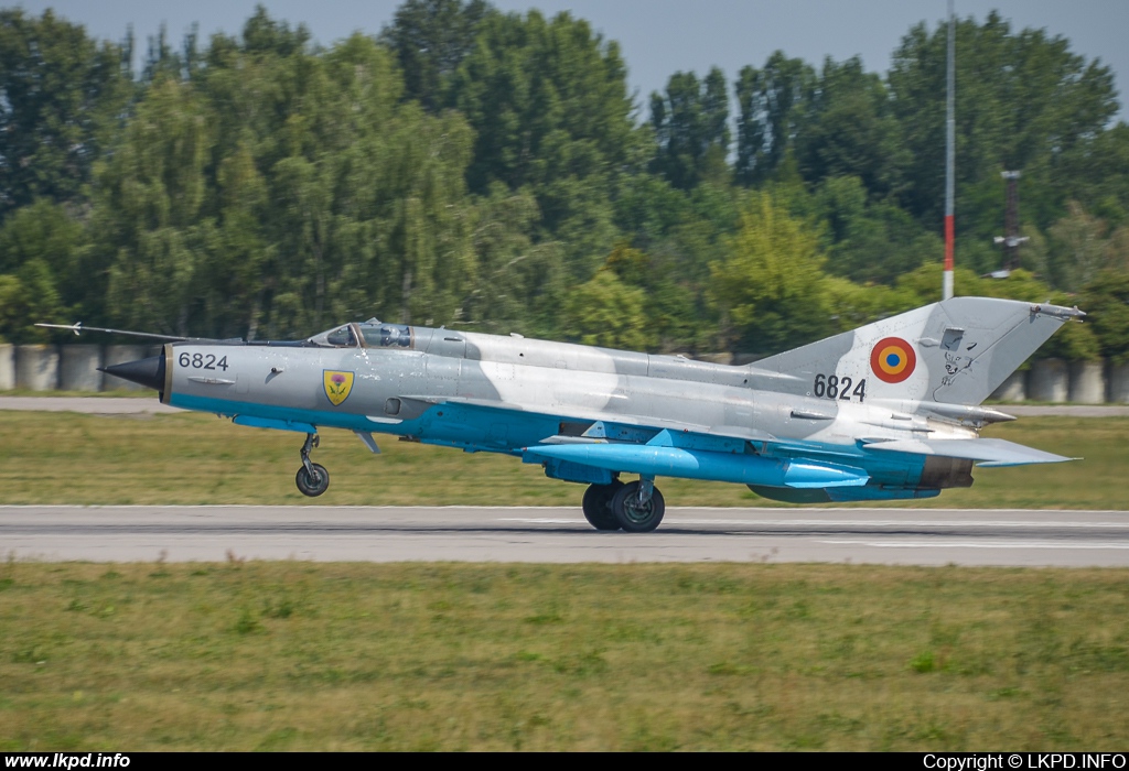 Romanian Air Force – Mikoyan-Gurevich MiG-21MF-75 6824