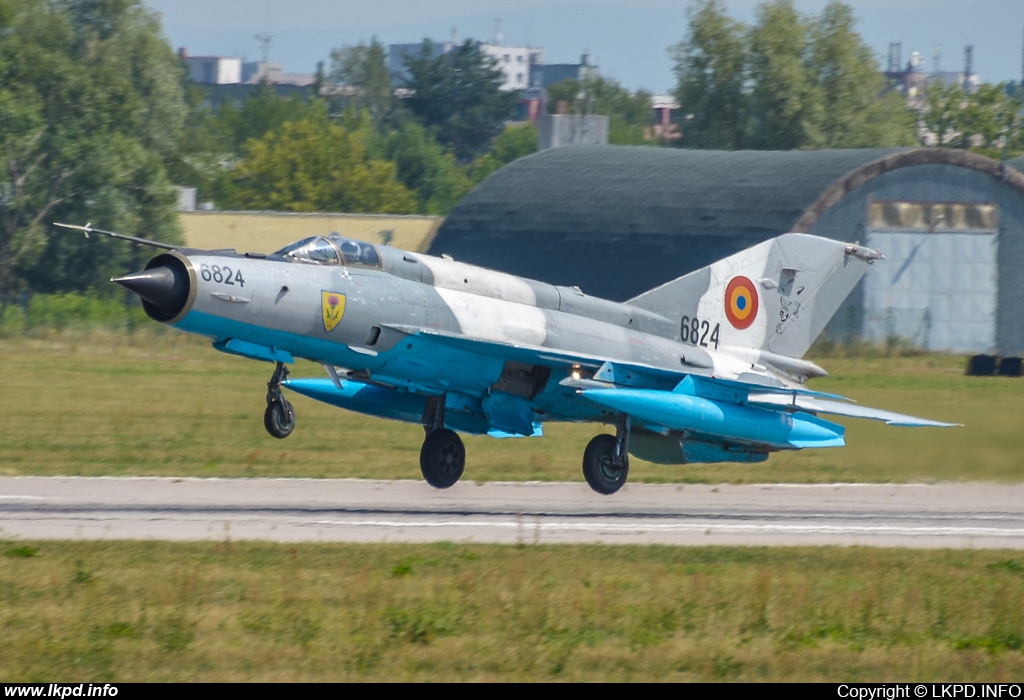 Romanian Air Force – Mikoyan-Gurevich MiG-21MF-75 6824