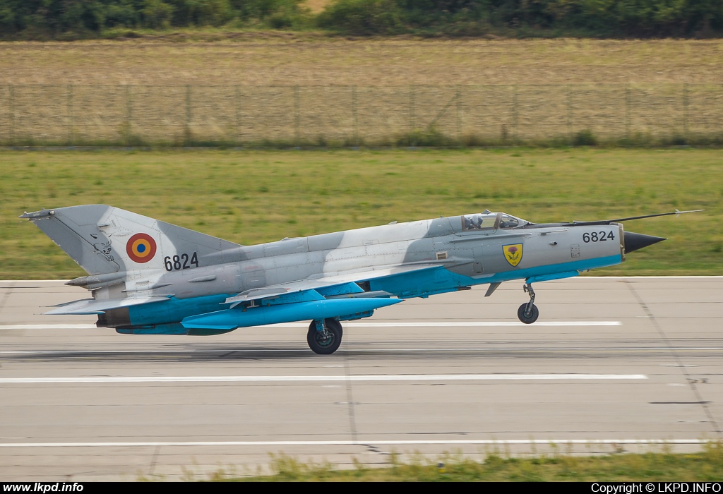 Romanian Air Force – Mikoyan-Gurevich MiG-21MF-75 6824