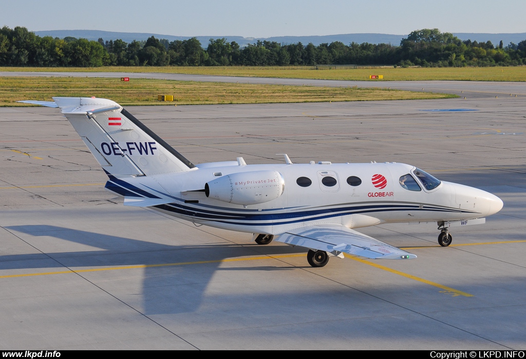 GlobeAir – Cessna C510 Mustang OE-FWF