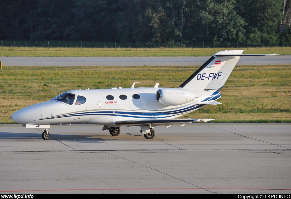 GlobeAir – Cessna C510 Mustang OE-FWF