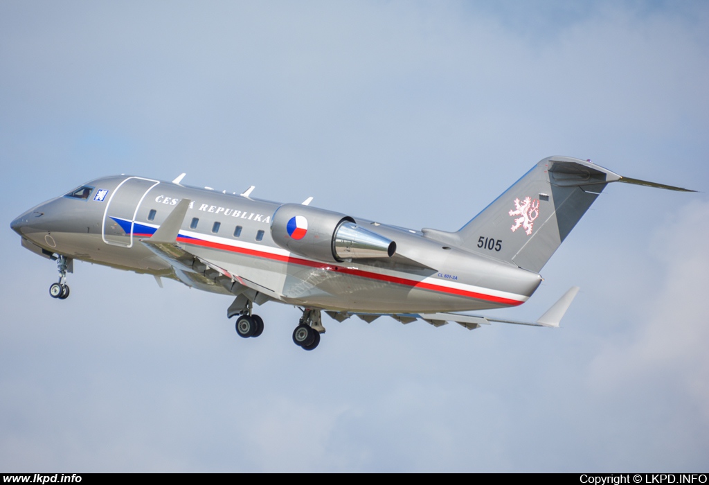 Czech Air Force – Canadair CL-600-2B16 Challenger 601-3A  5105