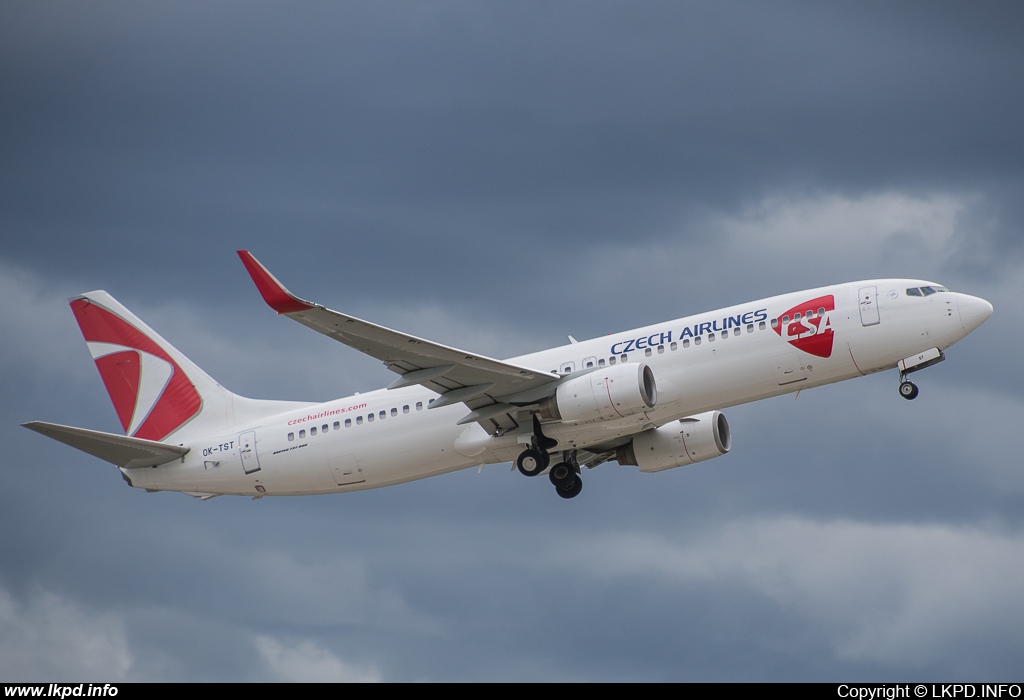 SA Czech Airlines – Boeing B737-86N OK-TST