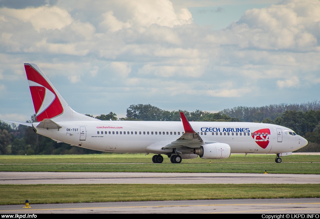 SA Czech Airlines – Boeing B737-86N OK-TST