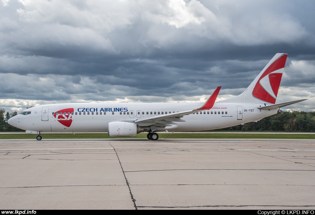 SA Czech Airlines – Boeing B737-86N OK-TST