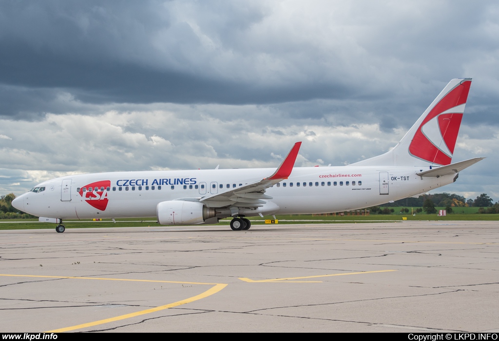 SA Czech Airlines – Boeing B737-86N OK-TST