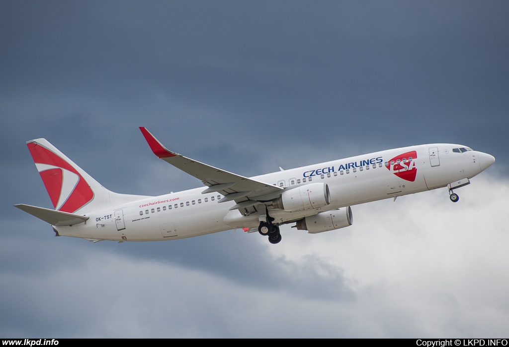 SA Czech Airlines – Boeing B737-86N OK-TST