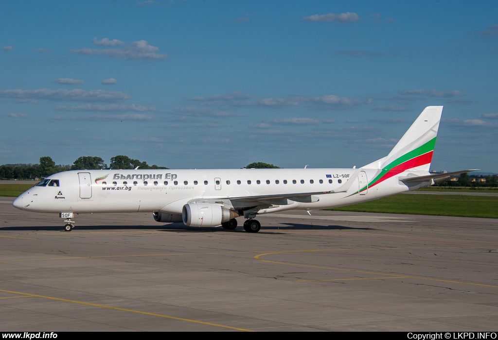 Bulgaria Air – Embraer ERJ-190-100IGW 190AR LZ-SOF