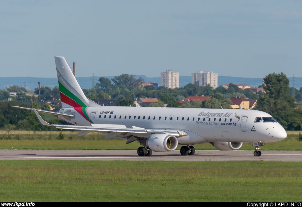 Bulgaria Air – Embraer ERJ-190-100IGW 190AR LZ-SOF