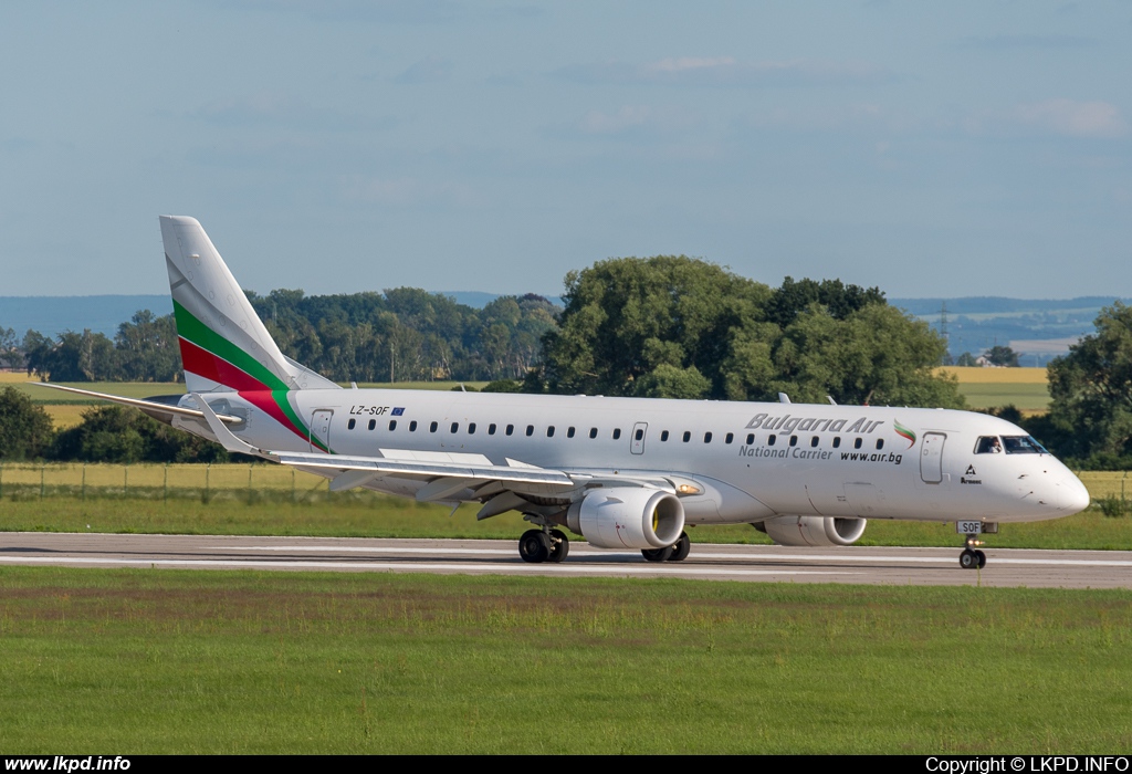 Bulgaria Air – Embraer ERJ-190-100IGW 190AR LZ-SOF