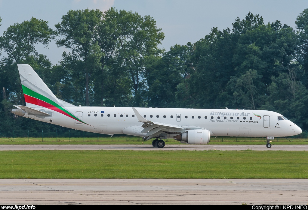 Bulgaria Air – Embraer ERJ-190-100IGW 190AR LZ-SOF