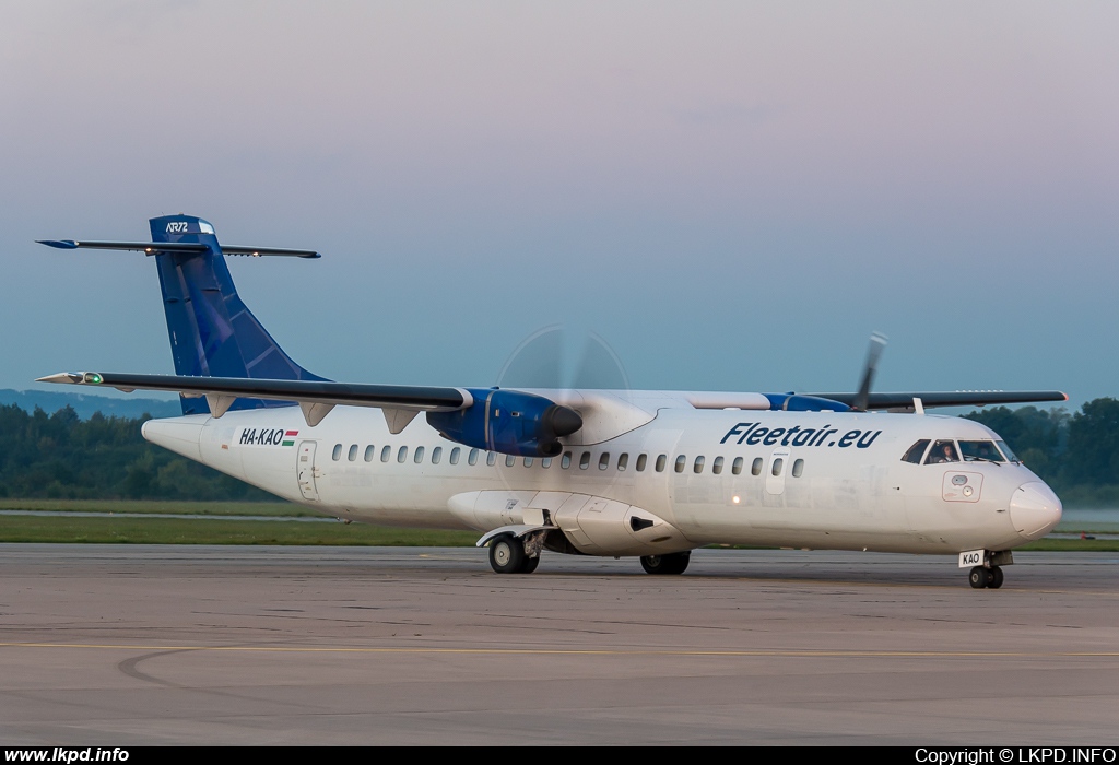 Fleet Air International – ATR ATR-72-202(F) HA-KAO