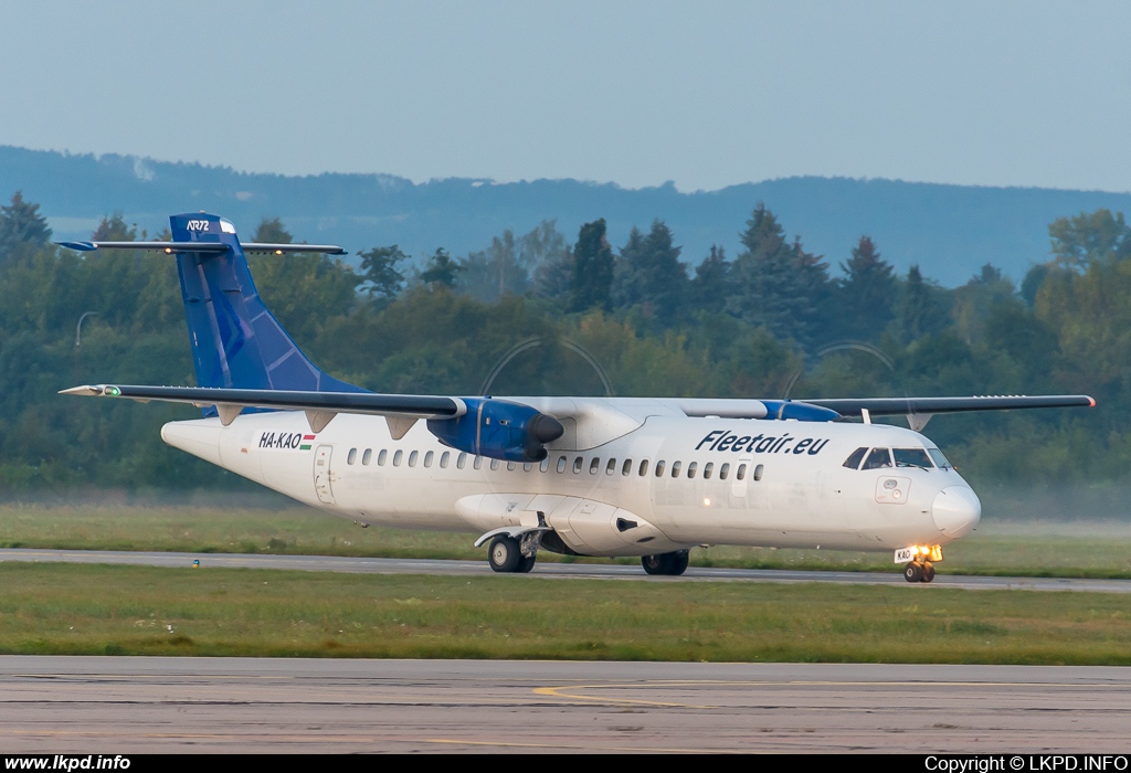 Fleet Air International – ATR ATR-72-202(F) HA-KAO