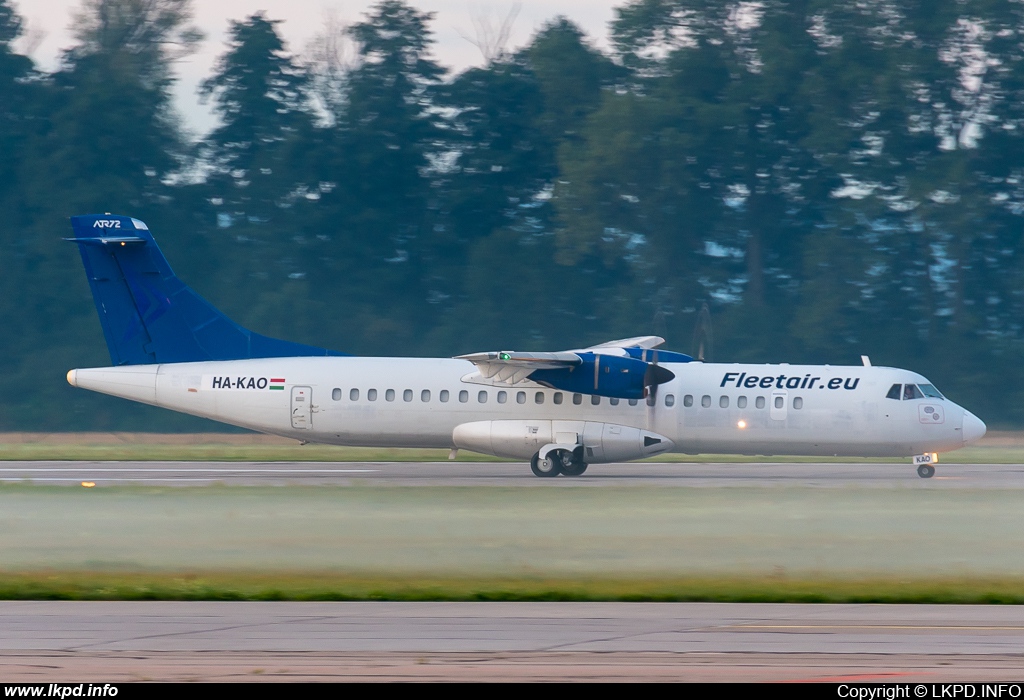 Fleet Air International – ATR ATR-72-202(F) HA-KAO