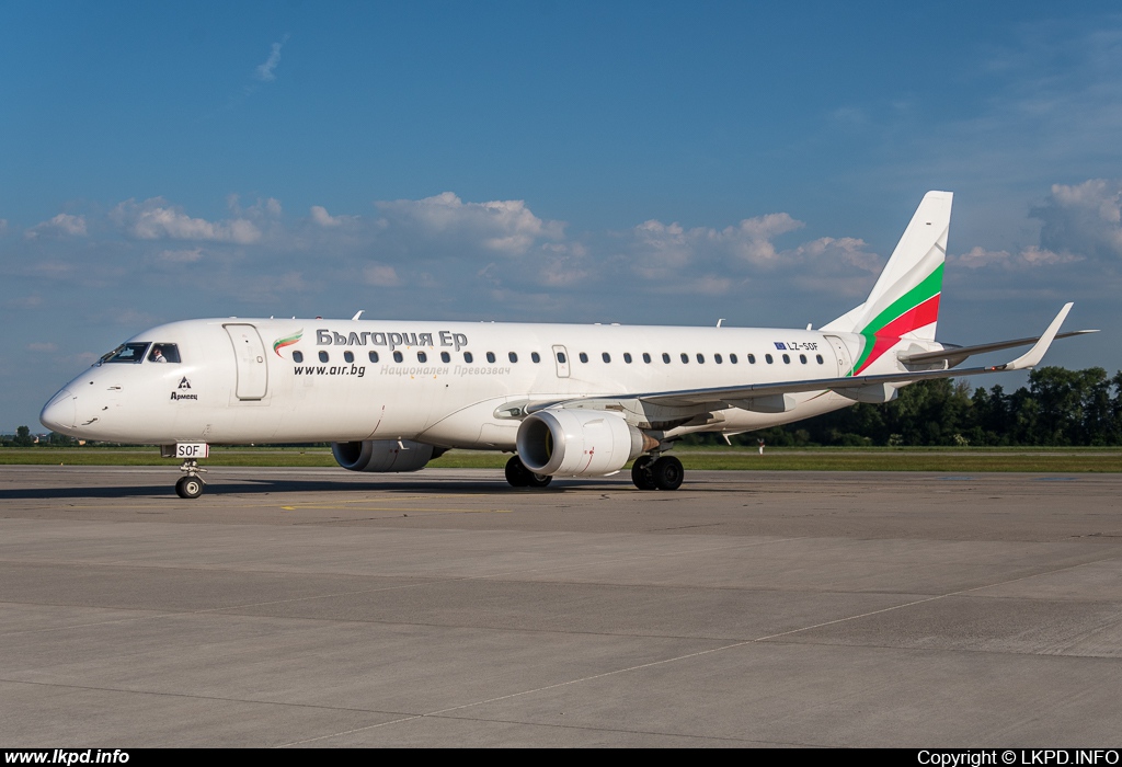 Bulgaria Air – Embraer ERJ-190-100IGW 190AR LZ-SOF