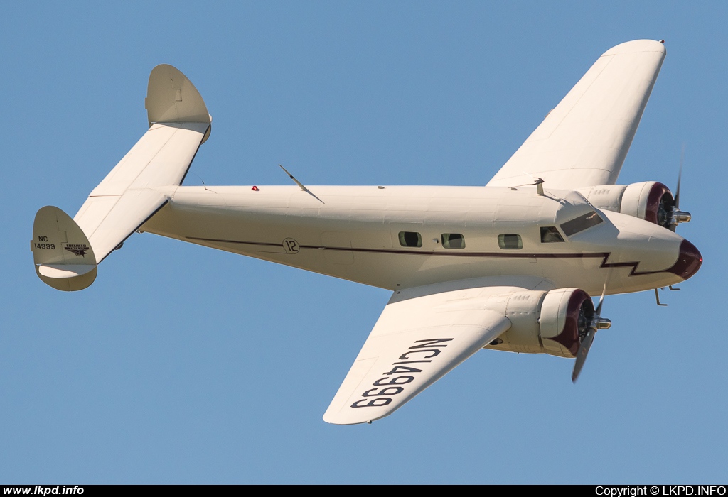 Private/Soukrom – Lockheed 12-A Electra NC14999